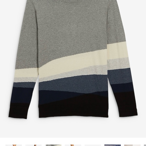 Abstract Gradient Pattern Crew
Neck Sweater - Picture 4 of 5